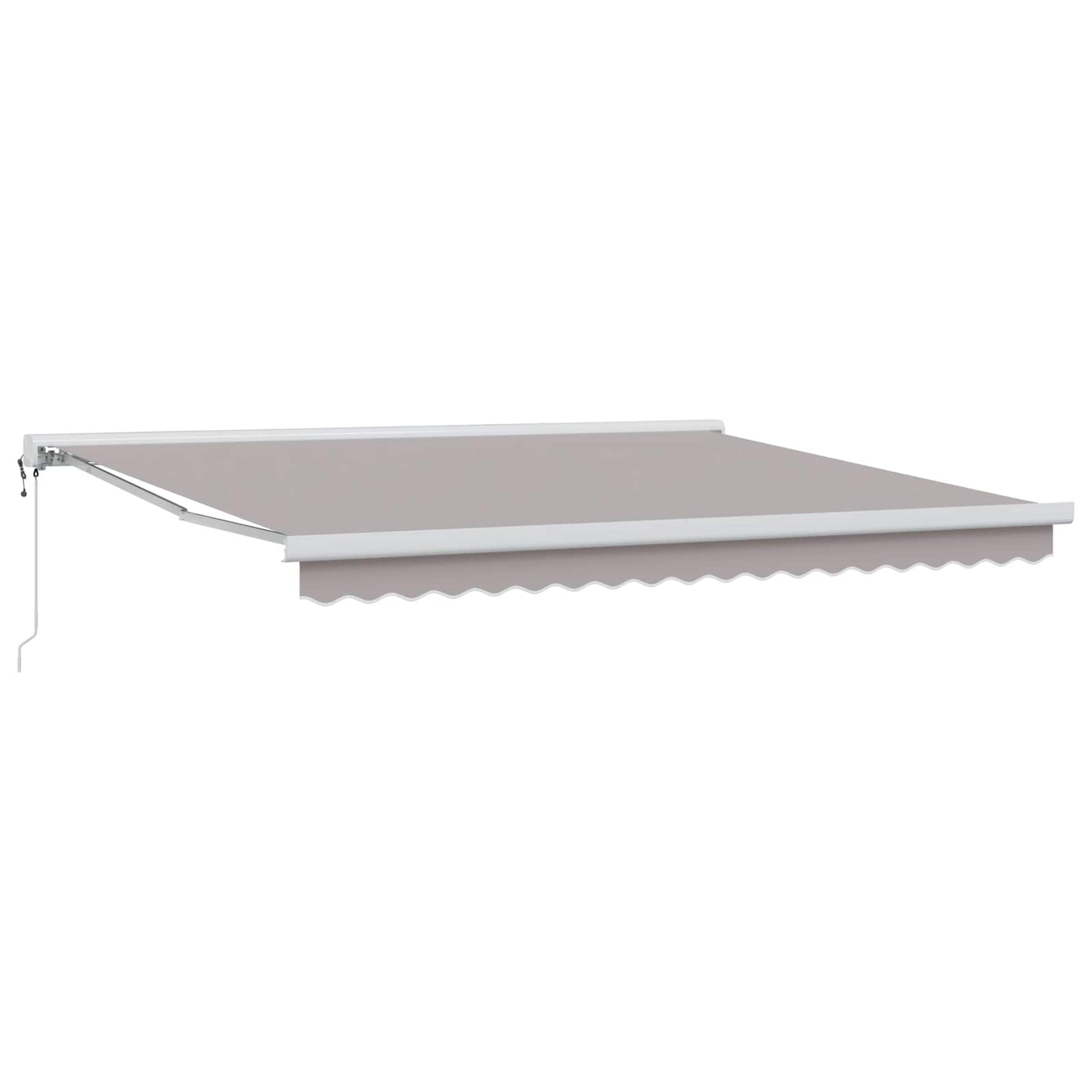 Tenda Retrattile Grigio chiaro 400 Ã— 300 cm Tessuto e Metallo
