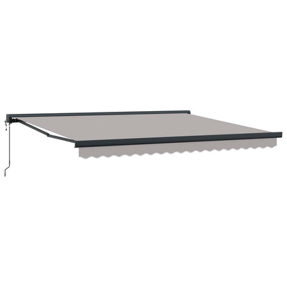 Tenda da Sole Grigio chiaro 400 Ãƒâ€” 300 cm Poliestere e Alluminio
