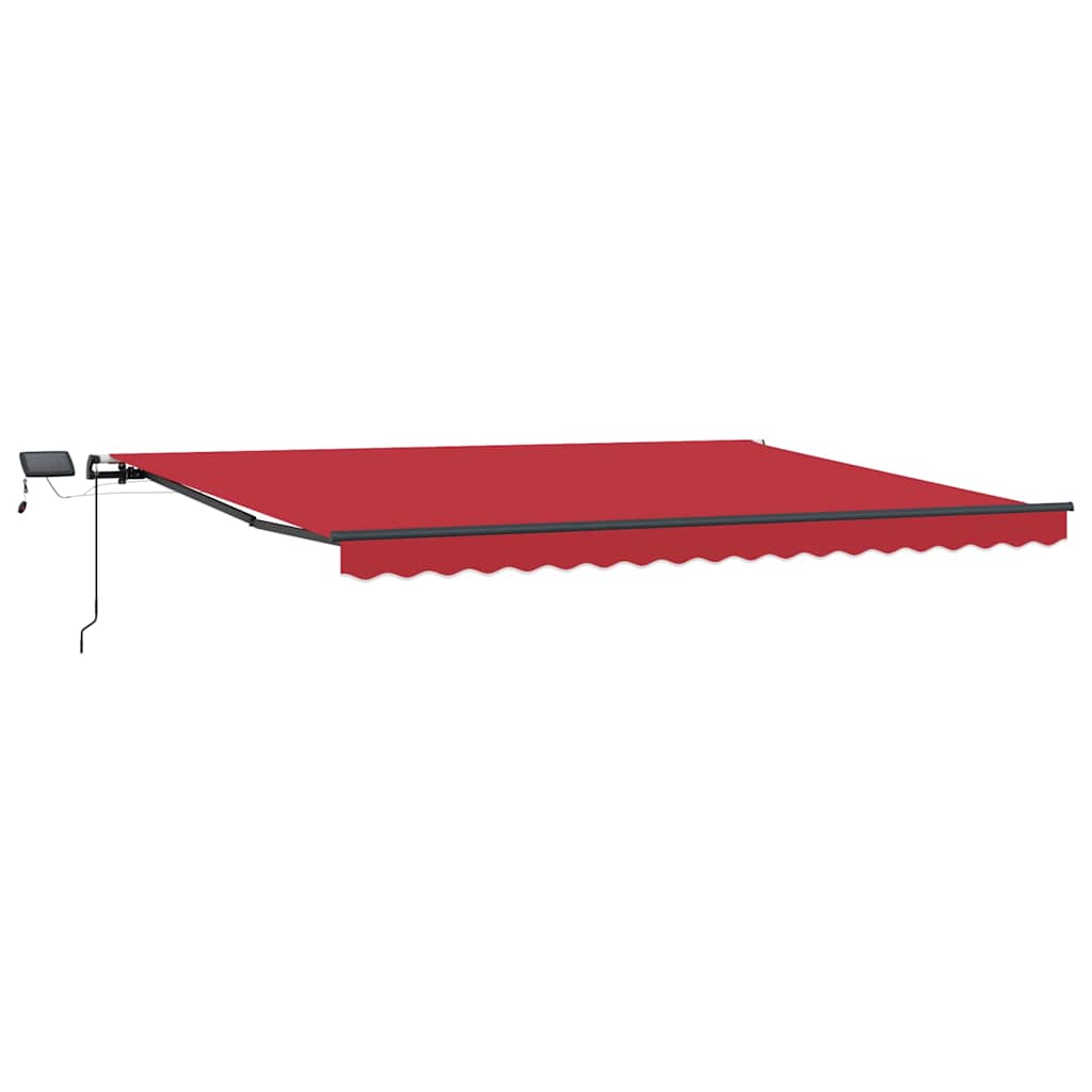 Tenda Retrattile Rosso 400 Ã— 300 cm Tessuto