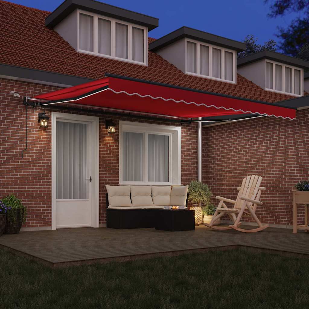 Tessuto per Tenda con Rosso 400 Ãƒâ€” 300 cm Poliestere