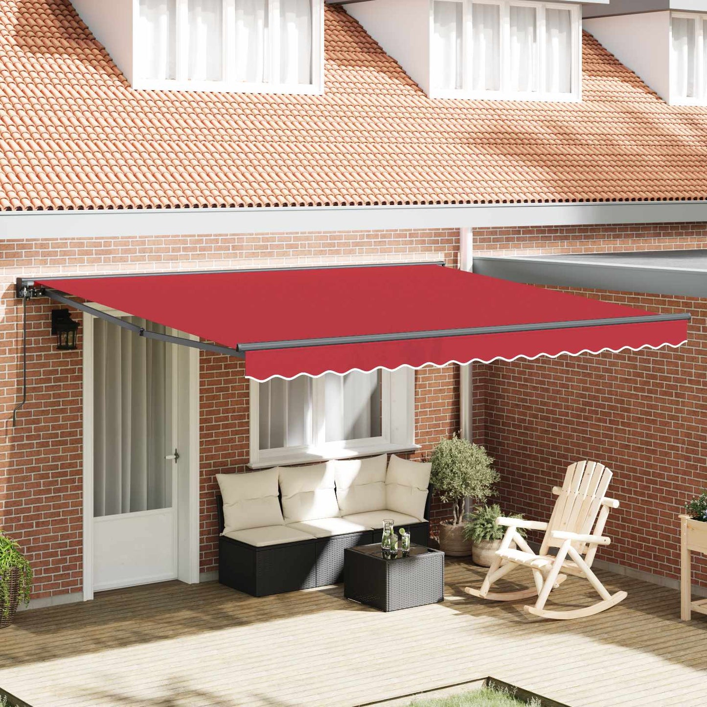 Struttura della tenda Rosso 400 Ã— 300 cm