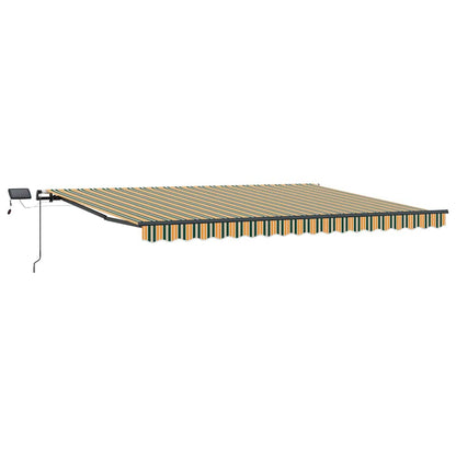 Tenda Retrattile Verde e giallo 400 Ãƒâ€”300 cm Tessuto
