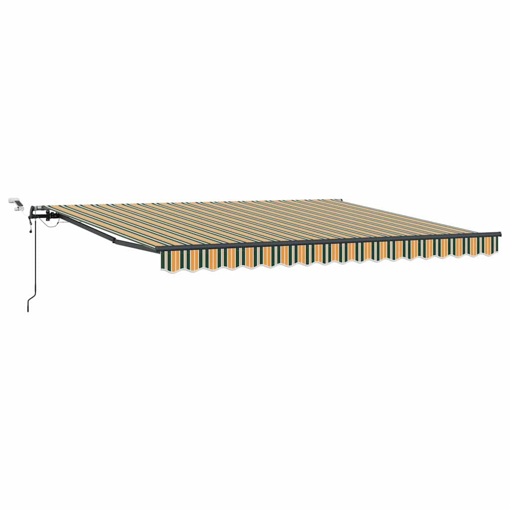 Tessuto per Tenda con Verde e giallo 400 Ãƒâ€” 300 cm Poliestere