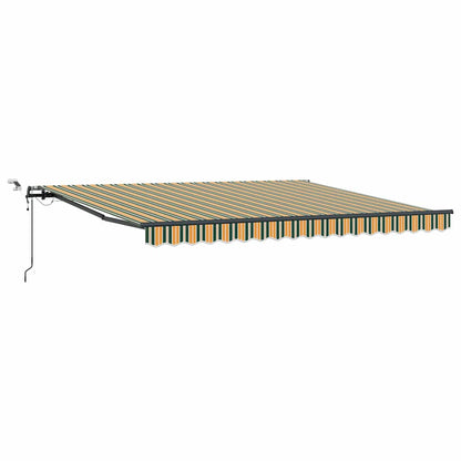 Tessuto per Tenda con Verde e giallo 400 Ãƒâ€” 300 cm Poliestere