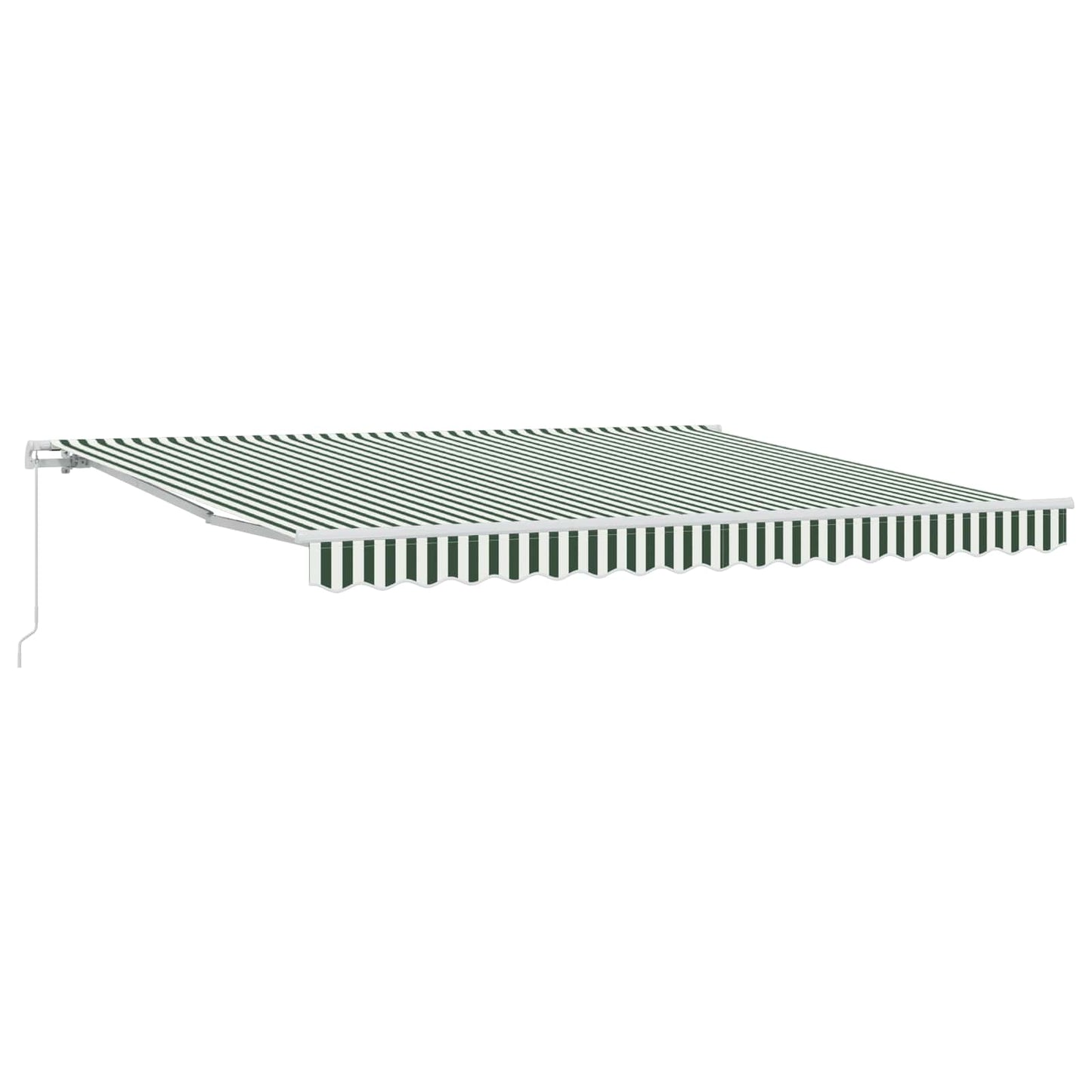 Tenda Retrattile Verde e Bianco 400 Ãƒâ€” 300 cm