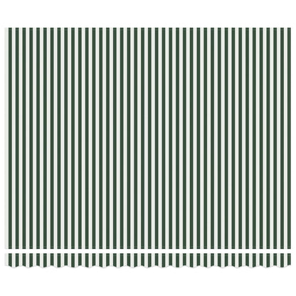 Tenda Retrattile Verde e Bianco 400 Ãƒâ€” 300 cm