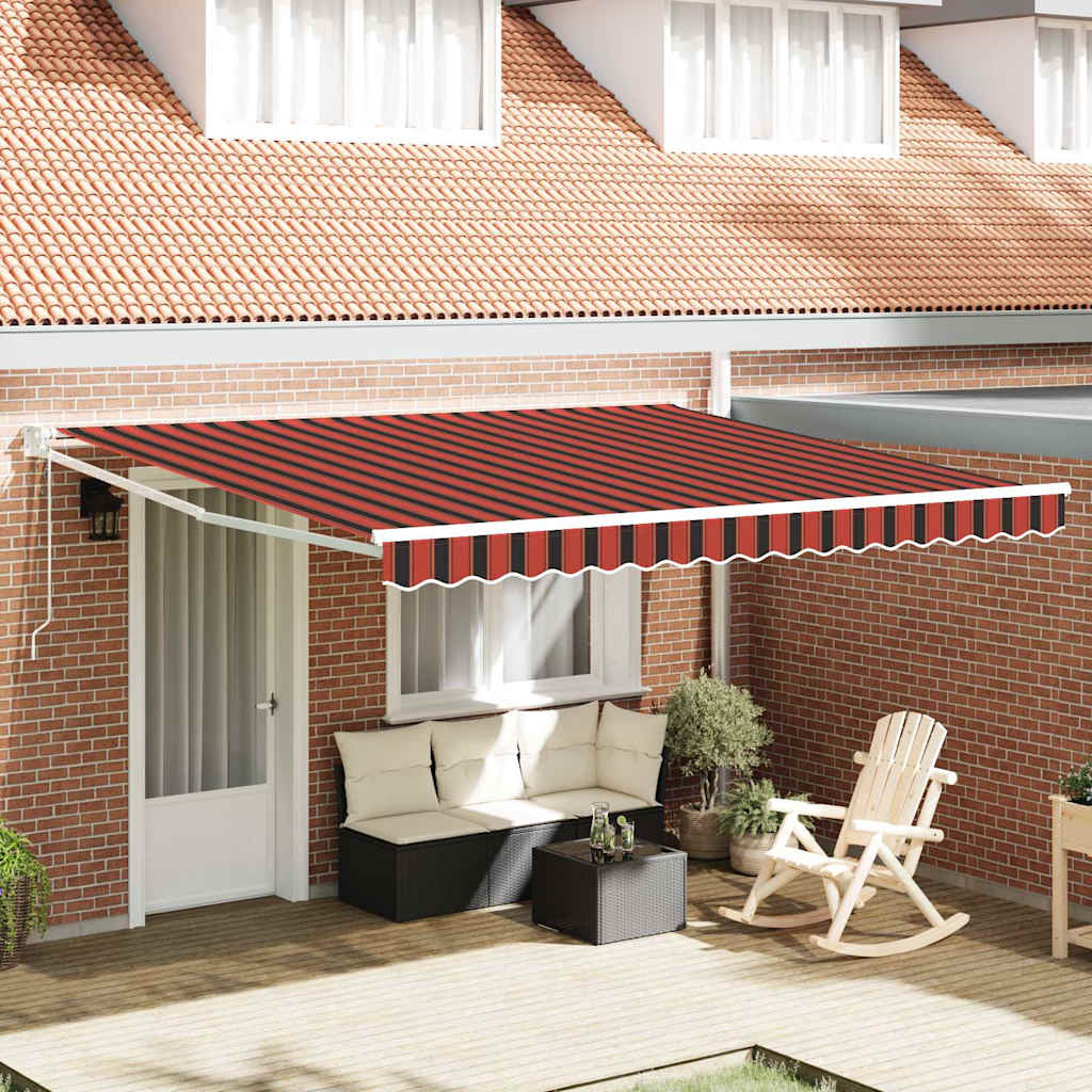 Tenda Retrattile Giallo e Arancione 400 Ãƒâ€” 300 cm