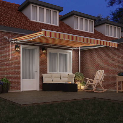 Tenda Retrattile Giallo e Arancione 400 Ãƒâ€” 350 cm