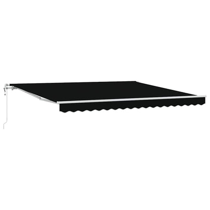 Tettuccio Elettrico Retrattile Nero 400 Ãƒâ€” 350 cm