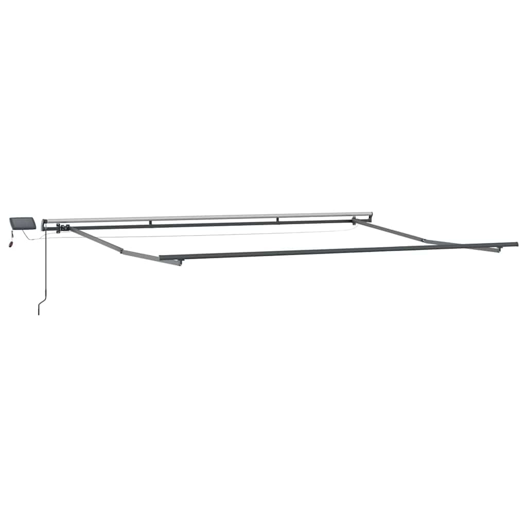 Tenda Retrattile Nero 400 Ã— 350 cm Tessuto