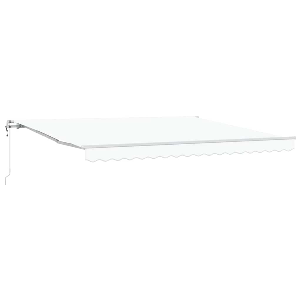Tettuccio Elettrico Retrattile Bianco 400 Ãƒâ€” 350 cm