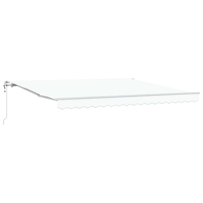 Tettuccio Elettrico Retrattile Bianco 400 Ãƒâ€” 350 cm