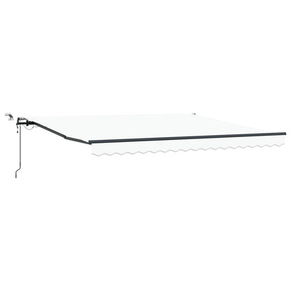 Tessuto per Tenda con Bianco 400 Ã— 350 cm Poliestere