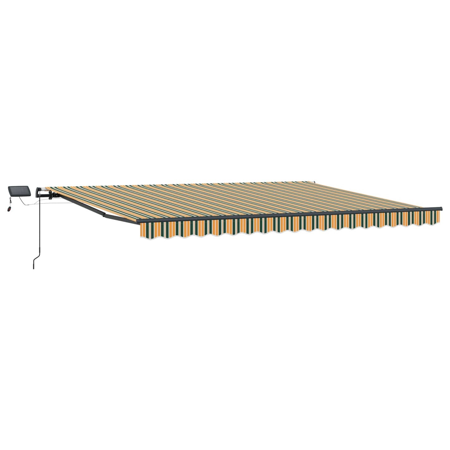 Tenda Retrattile Verde e giallo 400 Ã— 350 cm Tessuto