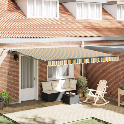 Tessuto per Tenda con Verde e giallo 400 Ã— 350 cm Poliestere