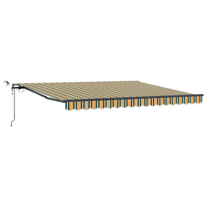 Tessuto per Tenda con Verde e giallo 400 Ã— 350 cm Poliestere