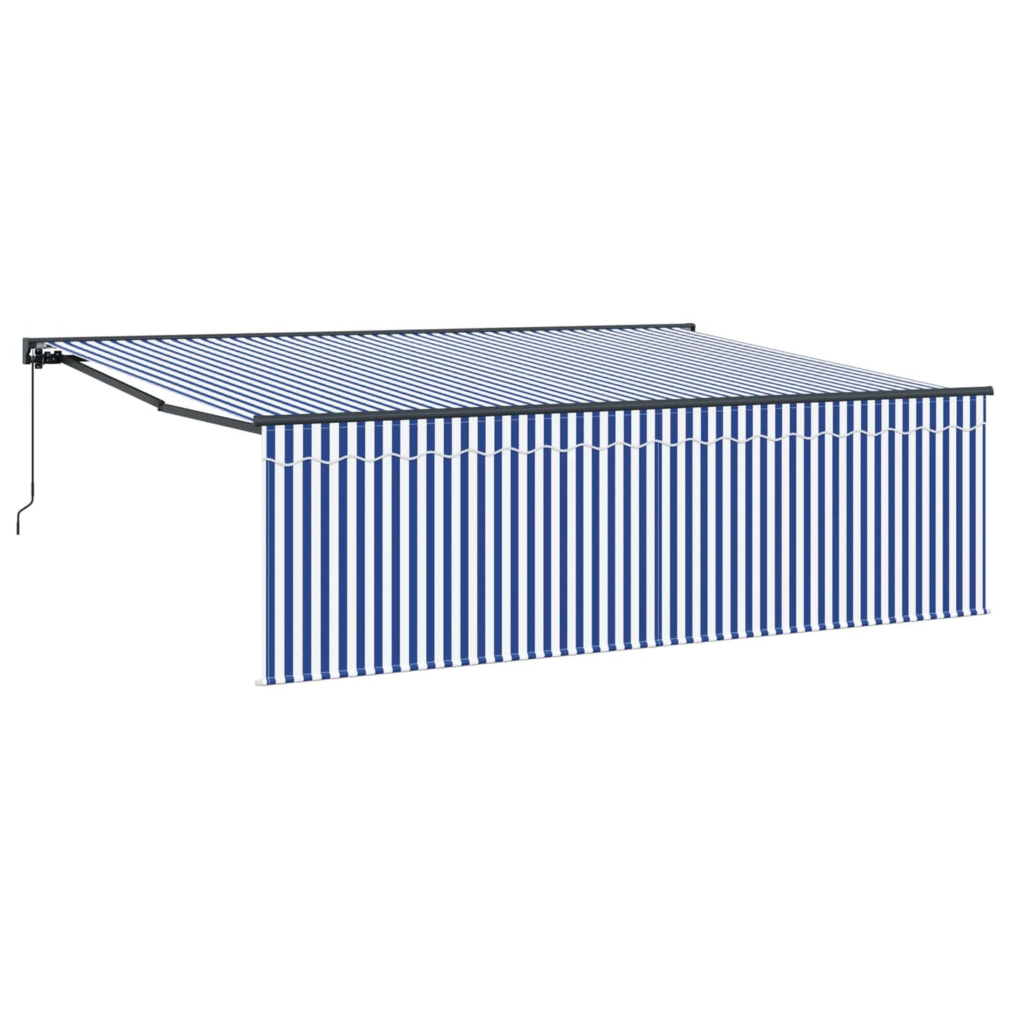 Tenda Retrattile Blu e Bianco 400 Ãƒâ€” 300 cm