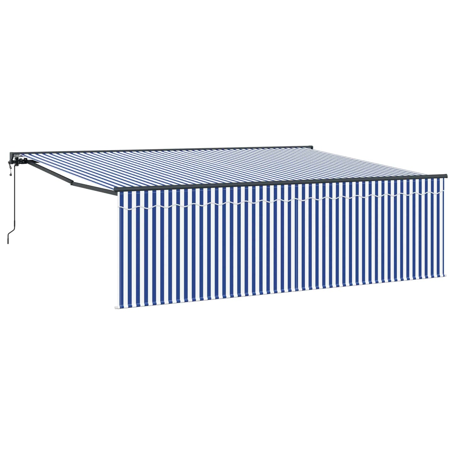 Tenda Retrattile Blu e Bianco 400 Ãƒâ€” 300 cm