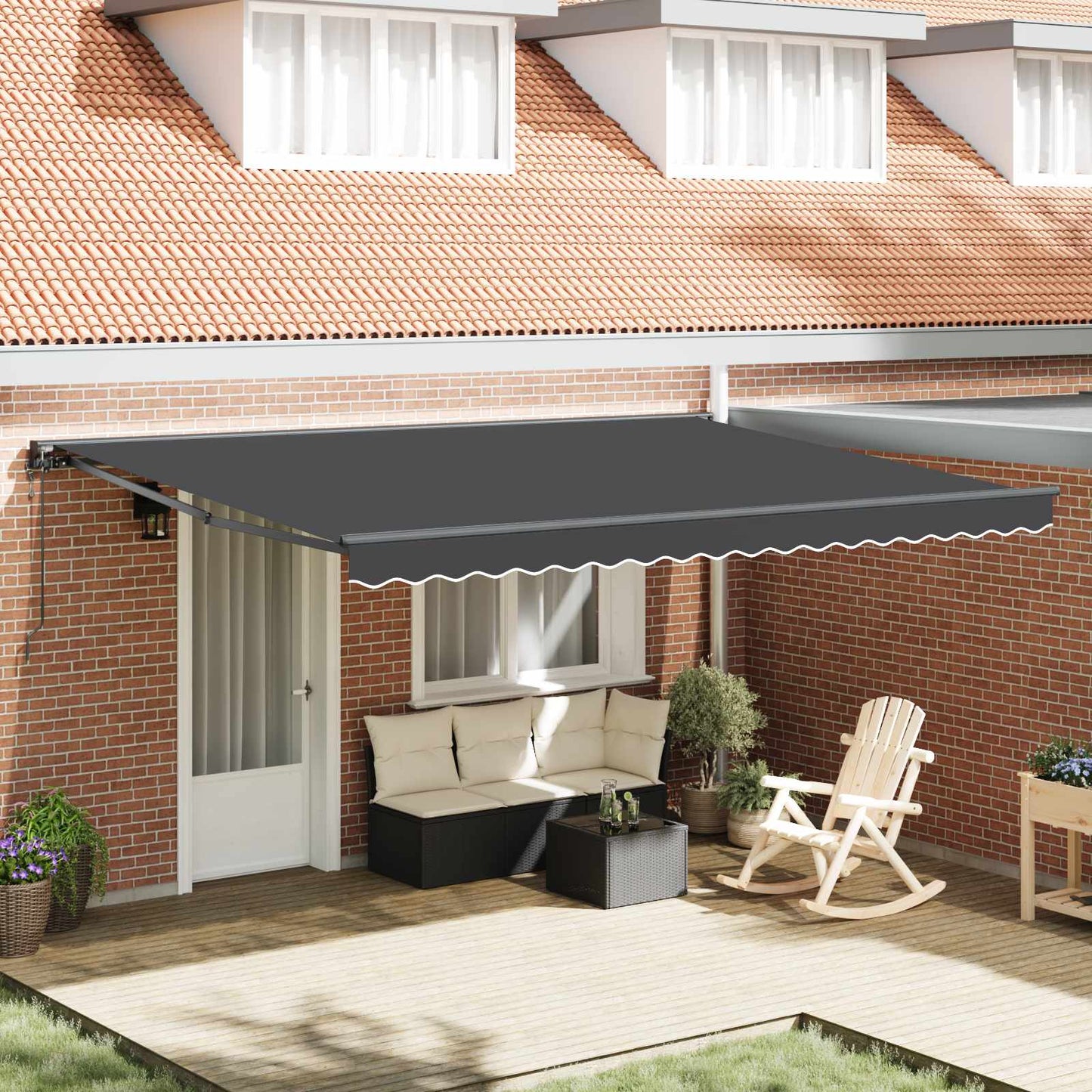 Struttura della tenda Antracite 450 Ãƒâ€” 300 cm