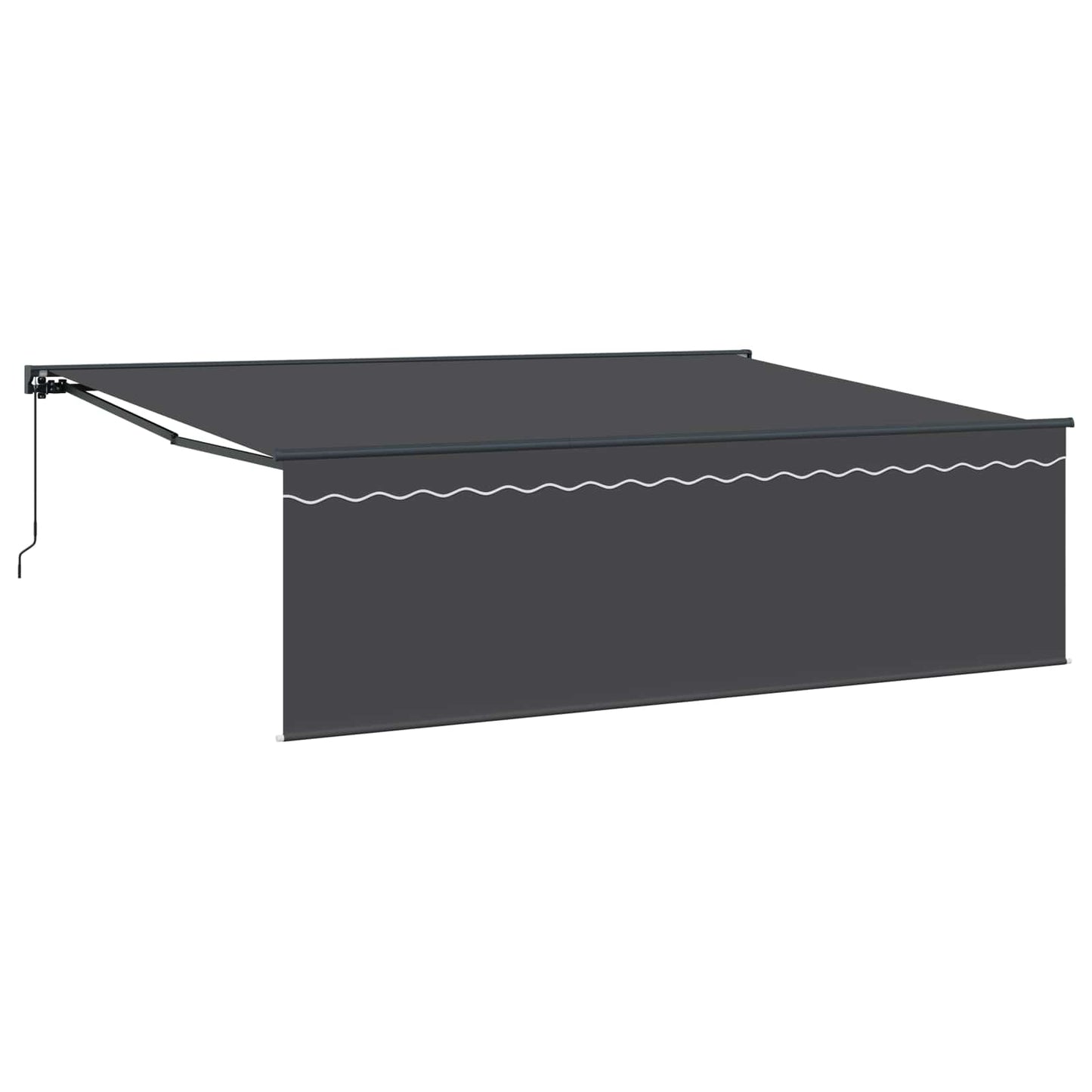 Tenda Retrattile Antracite 450 Ãƒâ€” 300 cm Poliestere e Alluminio