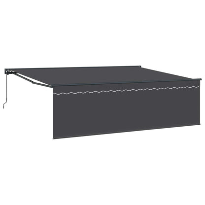 Tenda Retrattile Antracite 450 Ãƒâ€” 300 cm Poliestere e Alluminio