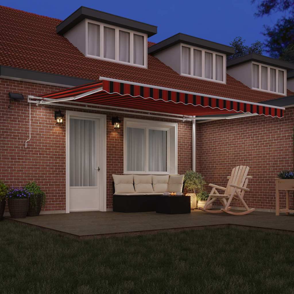 Tenda Retrattile arancione e marrone 450 Ãƒâ€” 300 cm