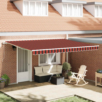 Tettuccio Elettrico Retrattile arancione e marrone 450 Ãƒâ€” 300 cm