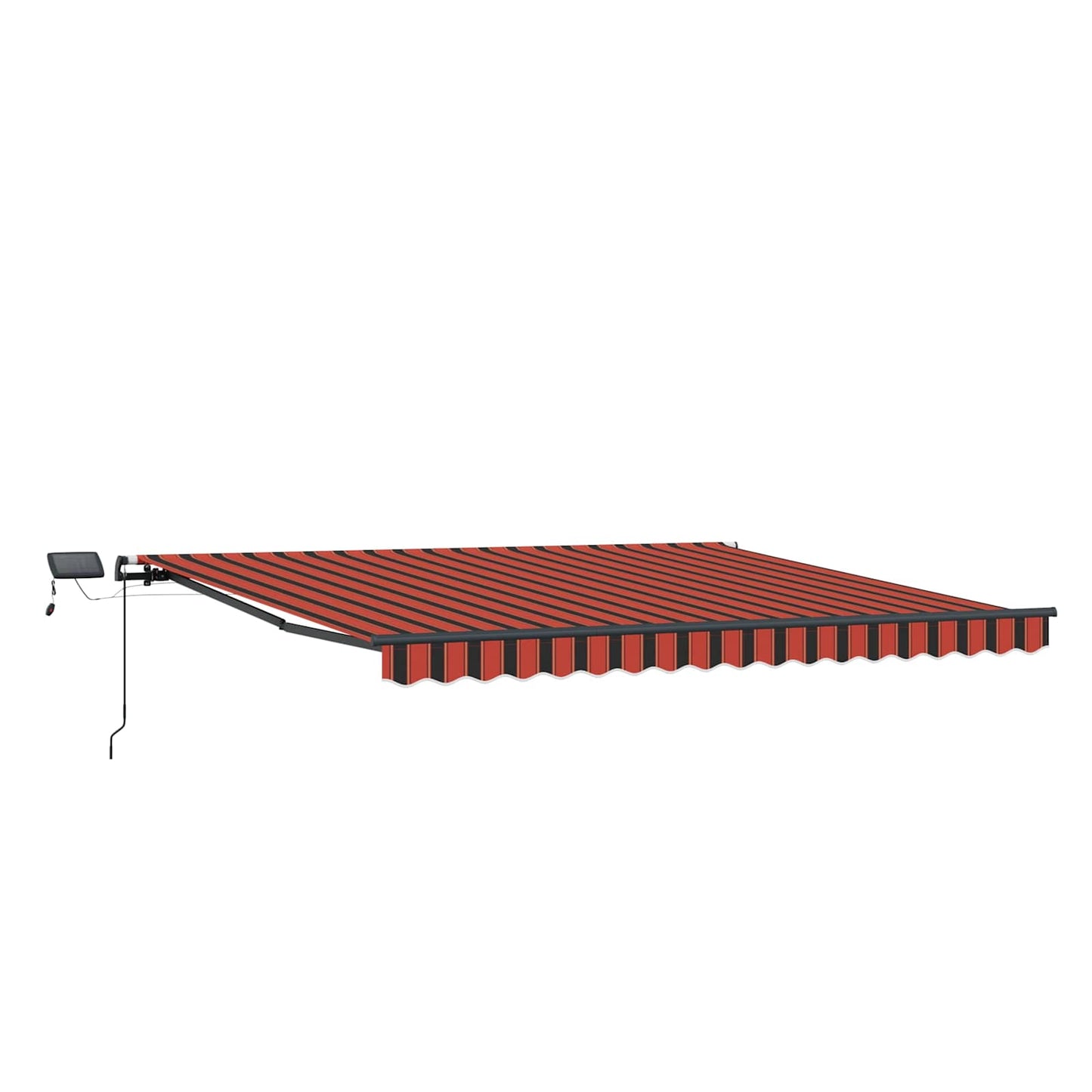 Tenda Retrattile arancione e marrone 450 Ãƒâ€”300 cm Tessuto
