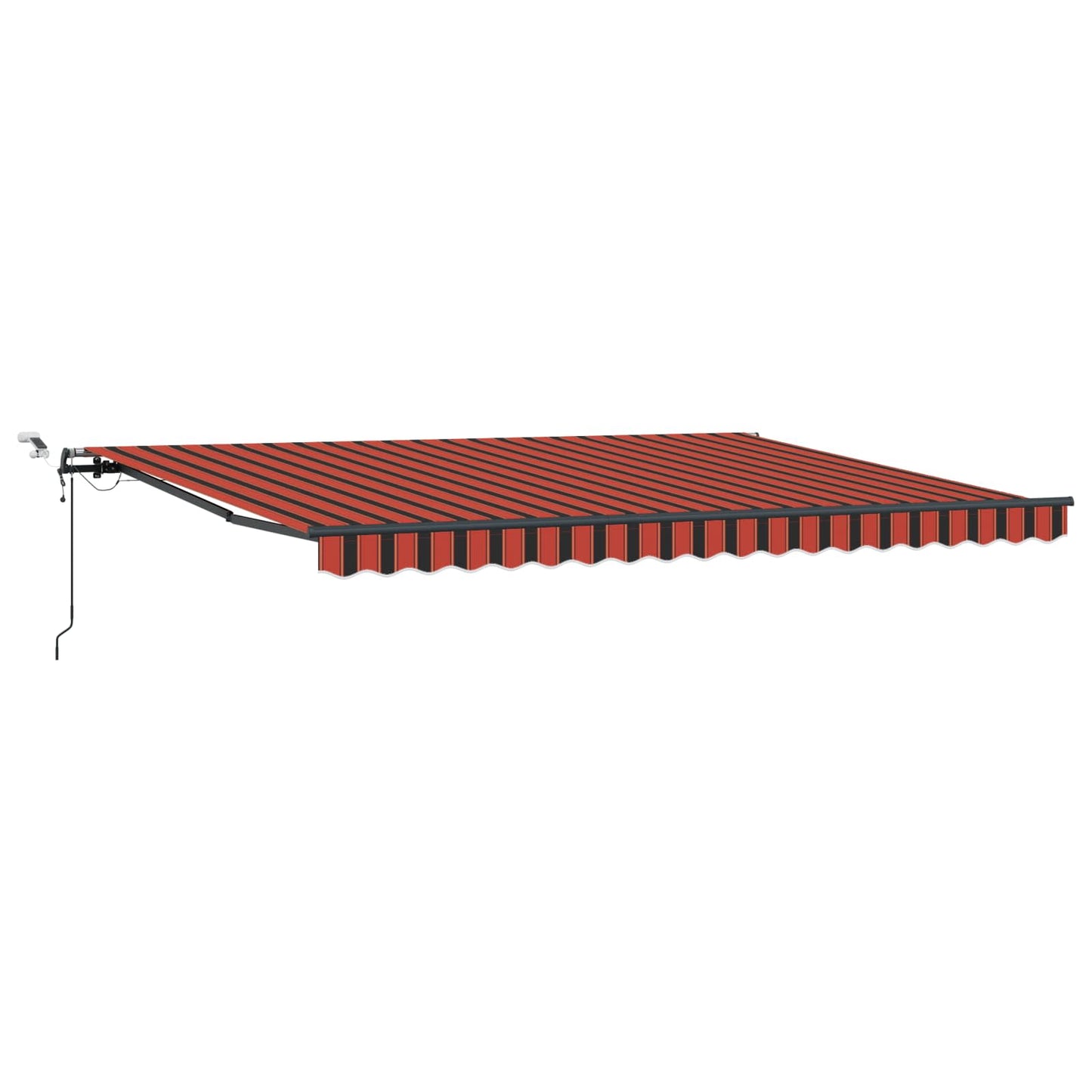 Tessuto per Tenda arancione e marrone 450 Ãƒâ€” 300 cm Poliestere