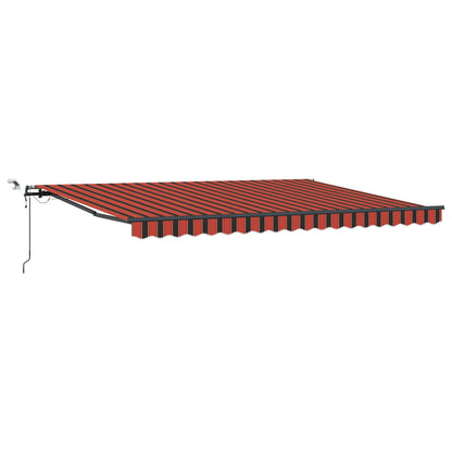 Tessuto per Tenda arancione e marrone 450 Ãƒâ€” 300 cm Poliestere