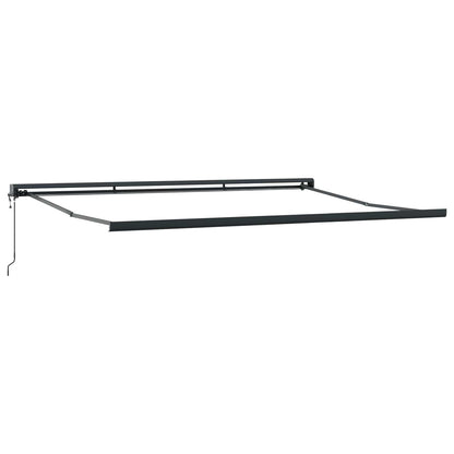Tenda da Sole Arancione e Marrone 450 x 300 x 165 cm
