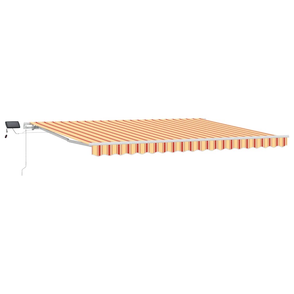 Tenda Retrattile con giallo e arancione 450 Ãƒâ€”300 cm Tessuto