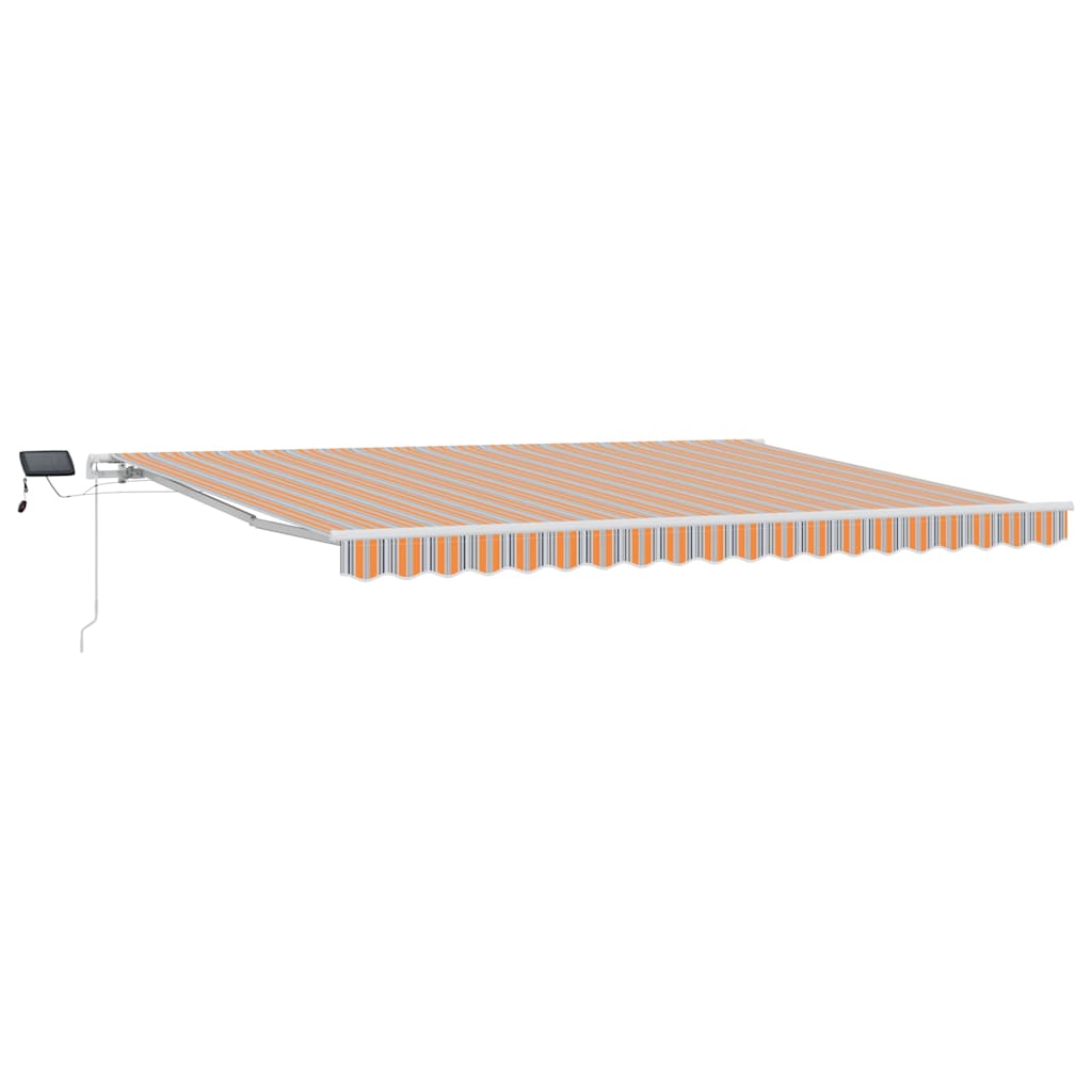Tenda Retrattile Multicolore 450 Ã— 300 cm Tessuto e acciaio
