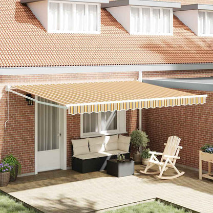 Tenda Retrattile Multicolore 450 ÃƒÆ’Ã¢â‚¬â€ 300 cm Poliestere e Metallo