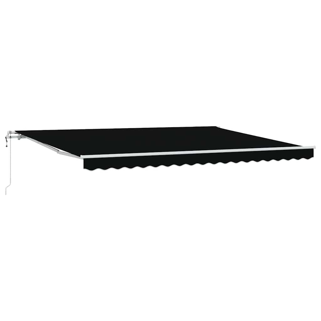 Tettuccio Elettrico Retrattile Nero 450 × 300 cm