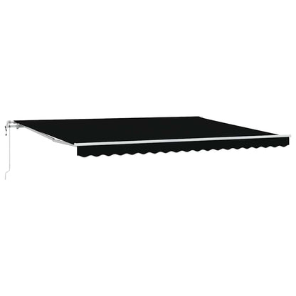 Tettuccio Elettrico Retrattile Nero 450 × 300 cm