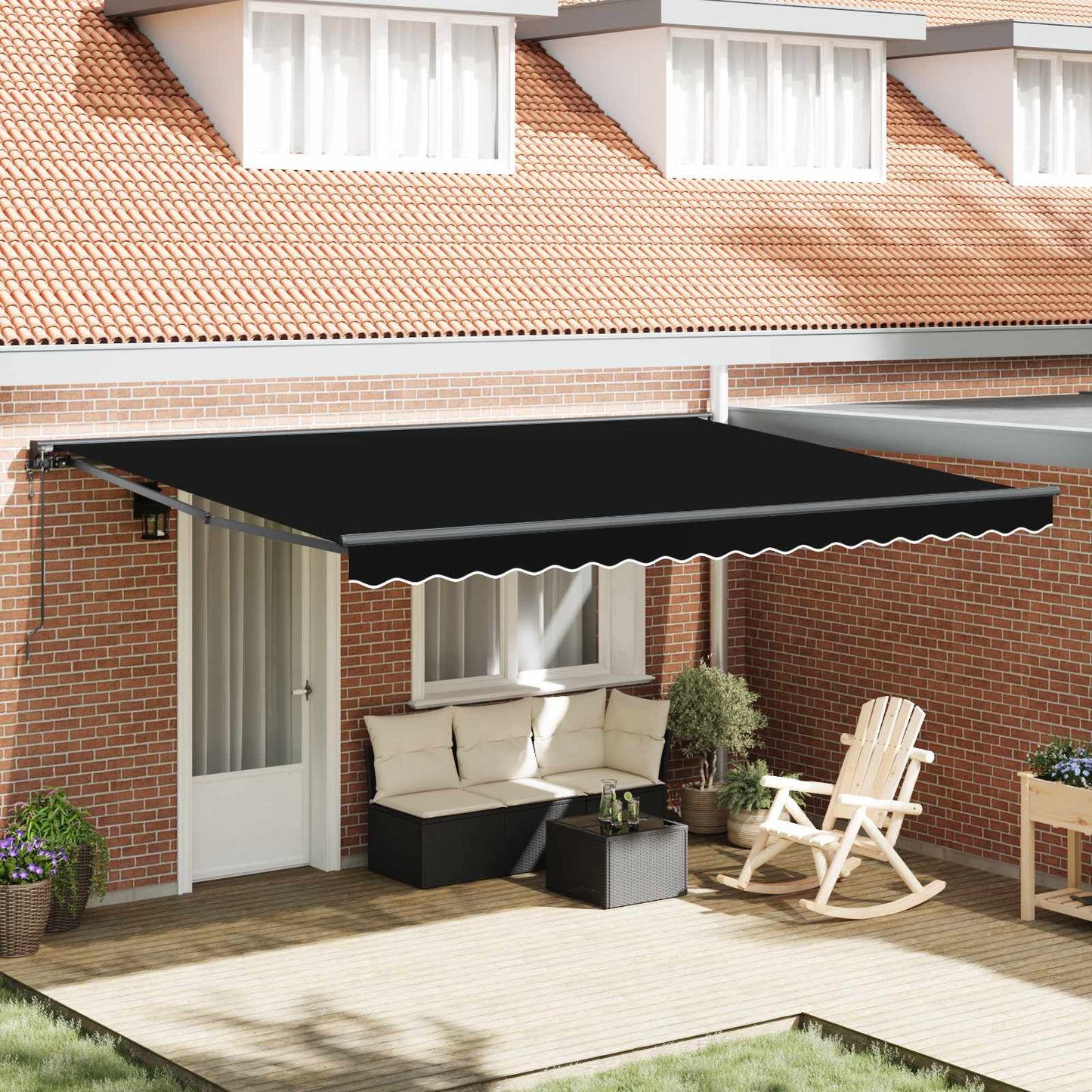 Struttura della tenda Nero 450 × 300 cm