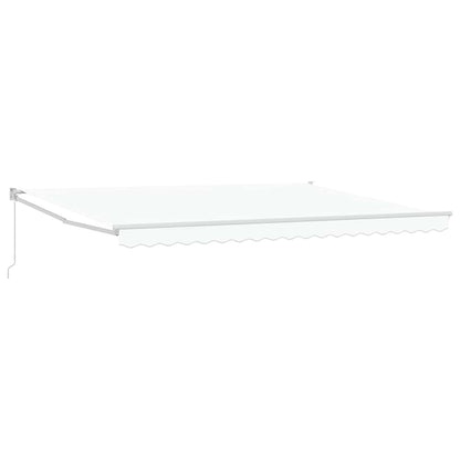 Tenda da Sole Bianco 450 x 300 x 165 cm Poliestere e Metallo