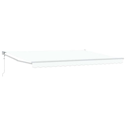 Tenda da Sole Bianco 450 x 300 x 165 cm Poliestere e Metallo