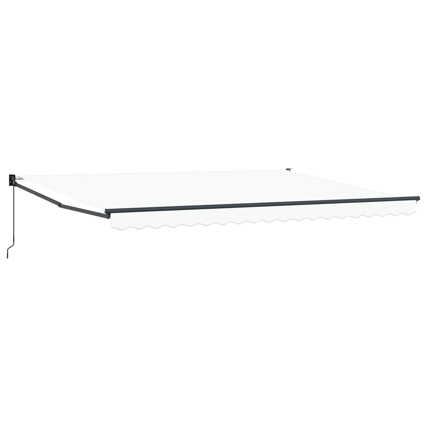 Tenda da Sole Bianco 450 x 300 x 165 cm Poliestere e Metallo