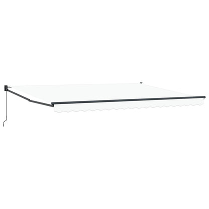 Tenda da Sole Bianco 450 x 300 x 165 cm Poliestere e Metallo