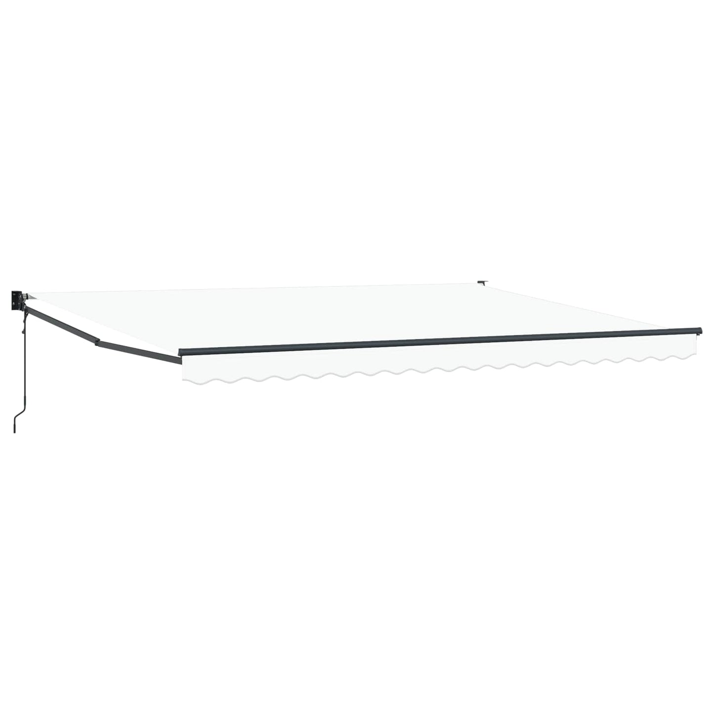 Tenda da Sole Bianco 450 x 300 x 165 cm Poliestere e Metallo