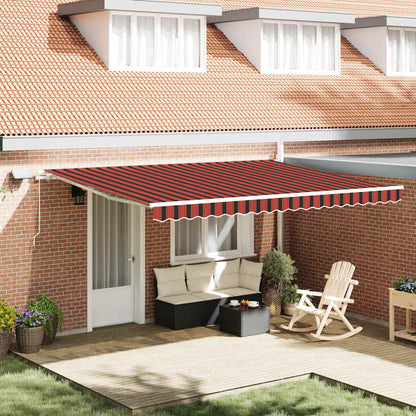 Tenda Retrattile arancione e marrone 450 Ã— 350 cm