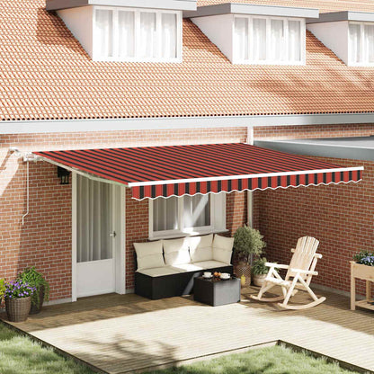 Tenda Retrattile arancione e marrone 450 Ã— 350 cm