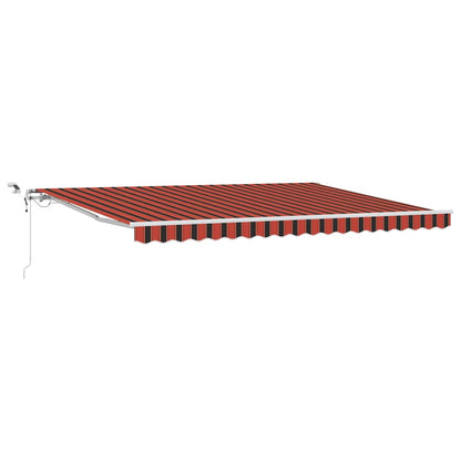 Tenda Retrattile arancione e marrone 450 Ã— 350 cm