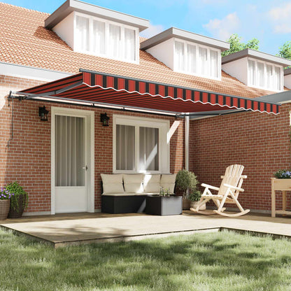 Tenda Retrattile arancione e marrone 450 Ã— 350 cm