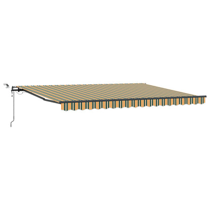 Tessuto per Tenda con Verde e giallo 450 Ã— 350 cm Poliestere