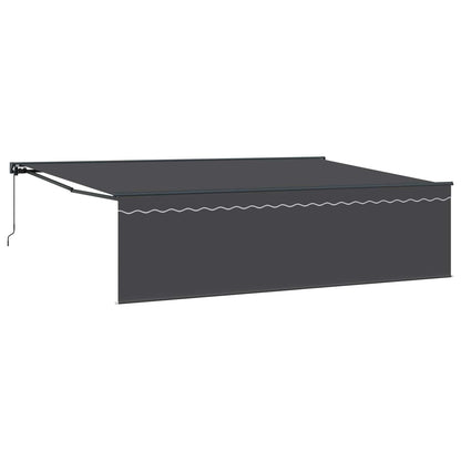 Tenda Retrattile Antracite 500 Ãƒâ€” 300 cm Poliestere e Alluminio