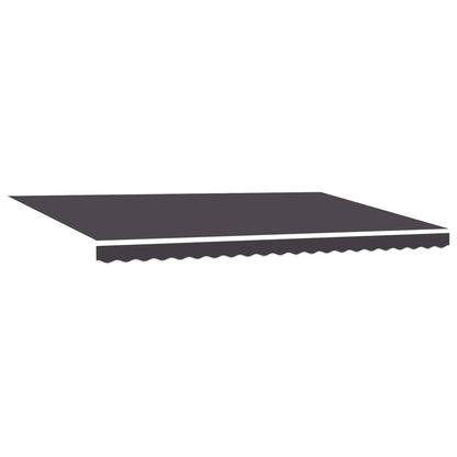 Tenda Retrattile Antracite 500 Ãƒâ€” 300 cm Poliestere e Alluminio