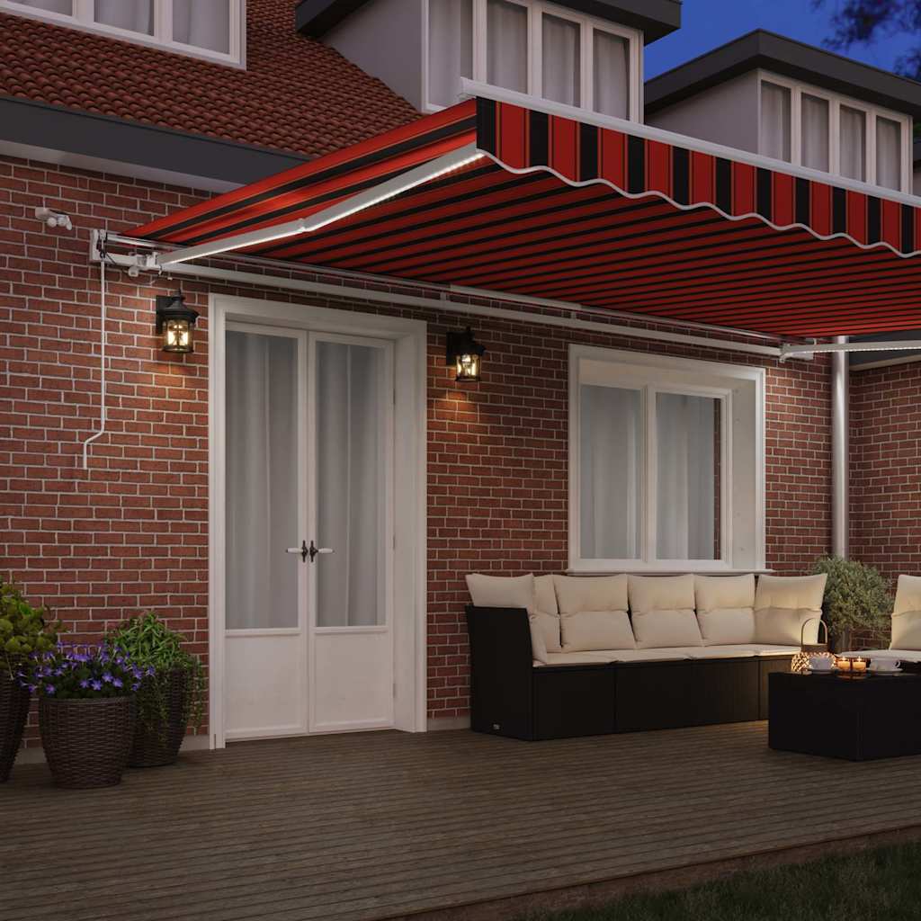 Tenda Retrattile arancione e marrone 500 Ãƒâ€” 300 cm